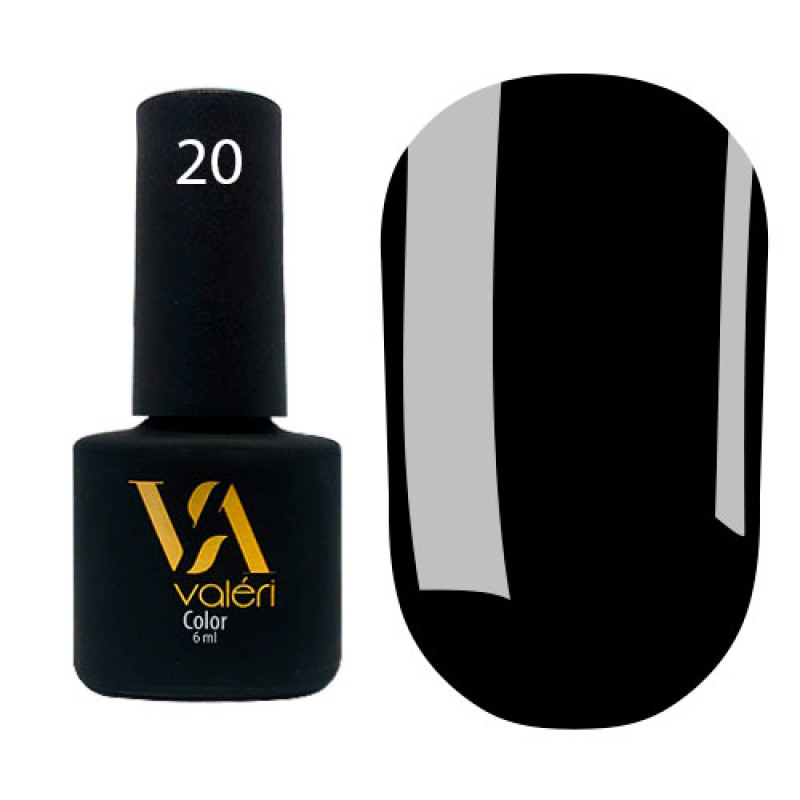 Lakier żelowy do paznokci VALERI Color №20, 6 ml