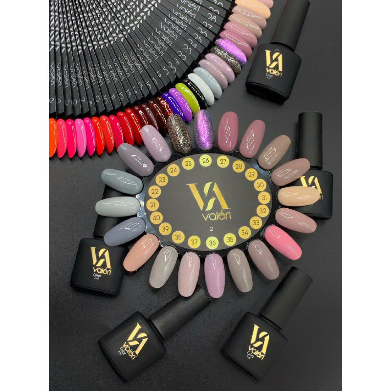 Lakier żelowy do paznokci VALERI Color №33, 6 ml