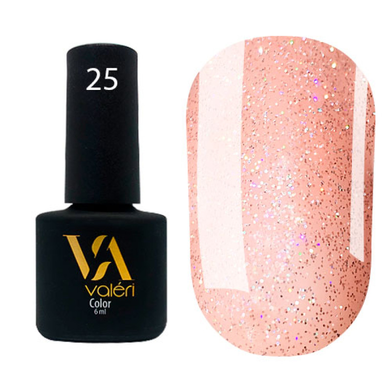 Гель-лак для нігтів VALERI Color №25, 6 мл