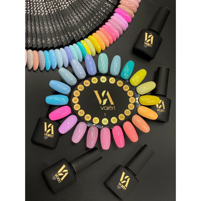 Lakier żelowy do paznokci VALERI Color №50, 6 ml