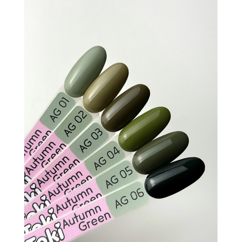 Lakier hybrydowy Toki Toki / Autumn Green AG03, 5 ml
