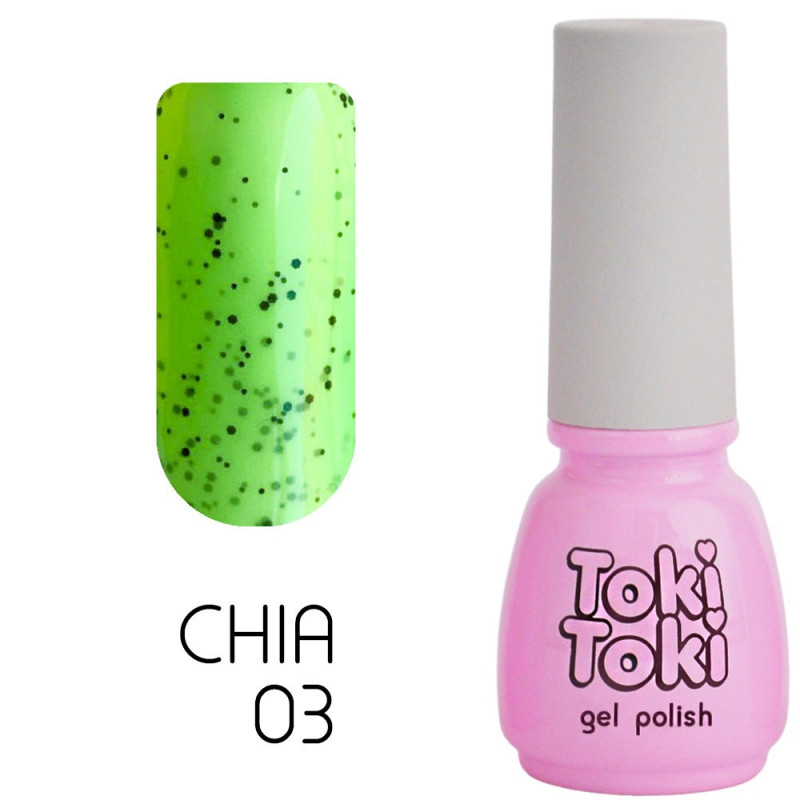 Lakier hybrydowy Toki Toki / Chia nr 003, 5 ml