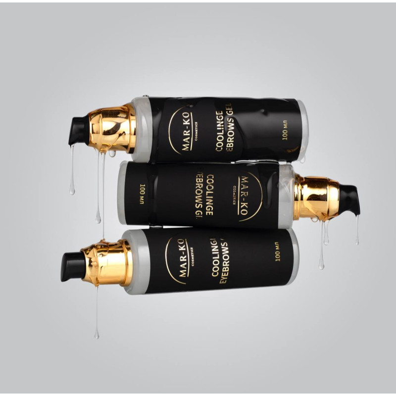 Cooling gel for eyebrow correction MARKO / Cooling Eyebrows Gel, 100 ml