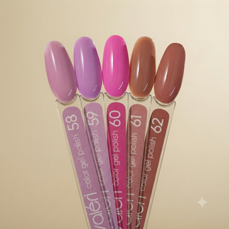 Гель-лак для нігтів VALERI Color №58, 6 мл