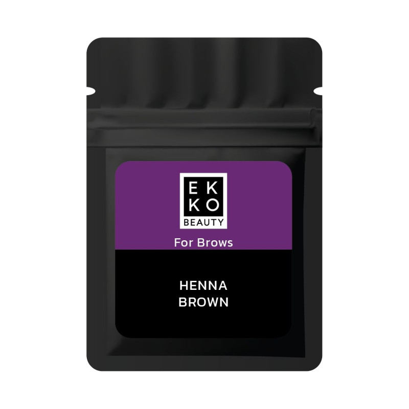 Хна для брів Ekko Beauty - САШЕ 7 г - Brown