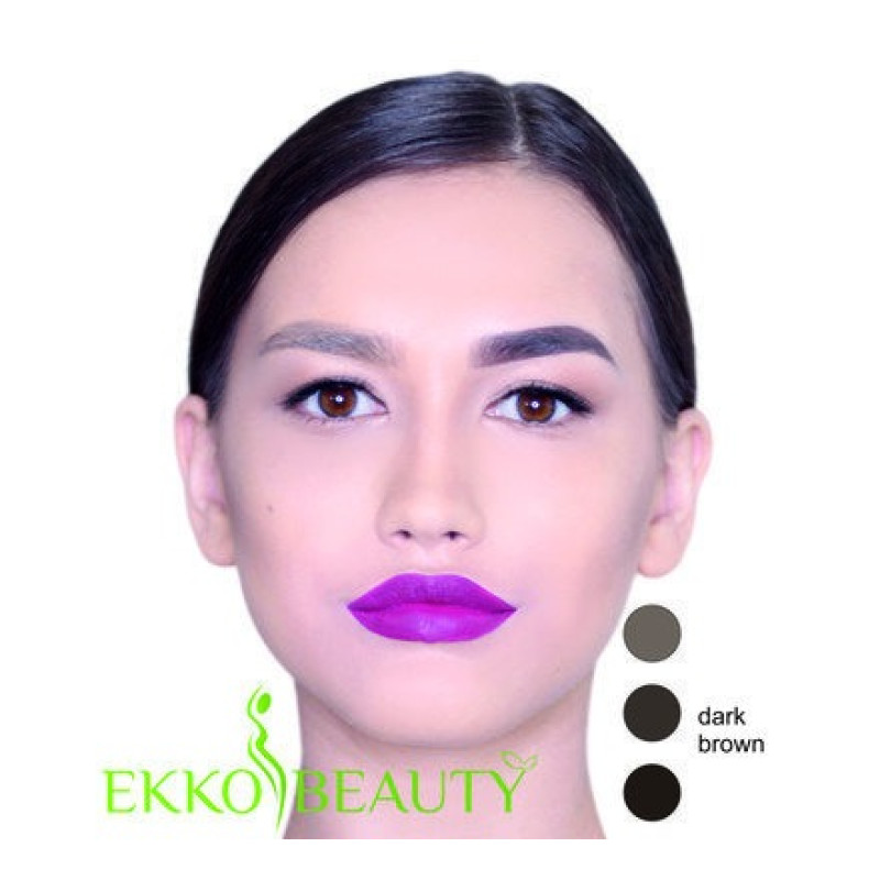 Ekko Beauty Henna do brwi - Butelka 5g - Ciemny brąz