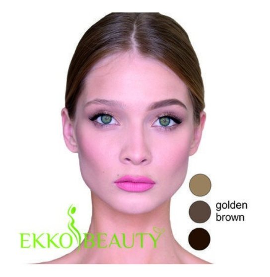 Eyebrow Henna Ekko Beauty - 5g bottle - Golden Brown