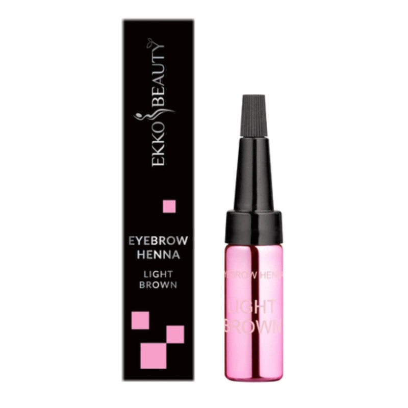 Хна для бровей Ekko Beauty - флакон 5 г - Light Brown