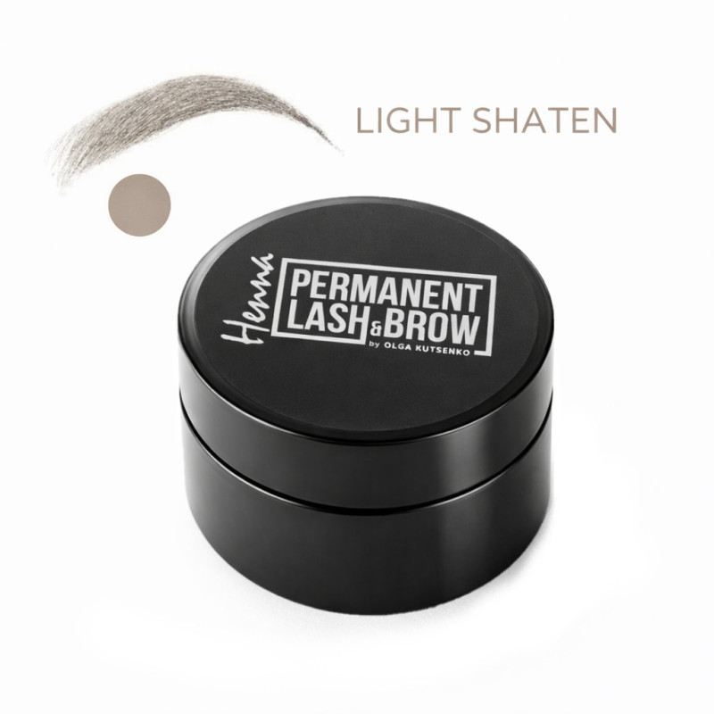 Хна для брів Permanent Lash&Brow - світлий шатен, 5г