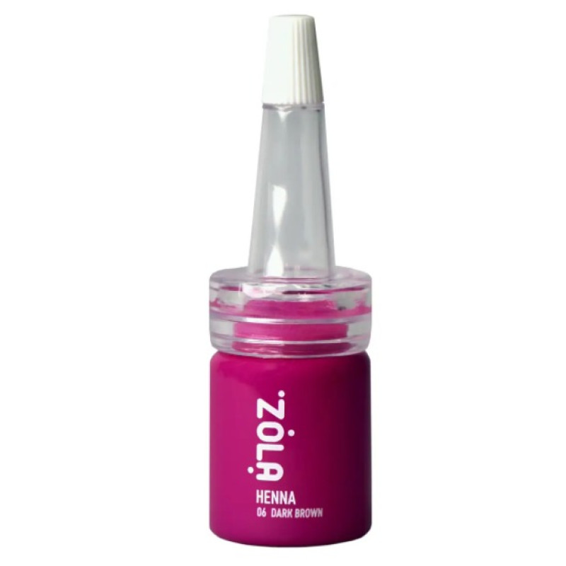 Henna for eyebrows ZOLA / 06 dark brown, 5 g