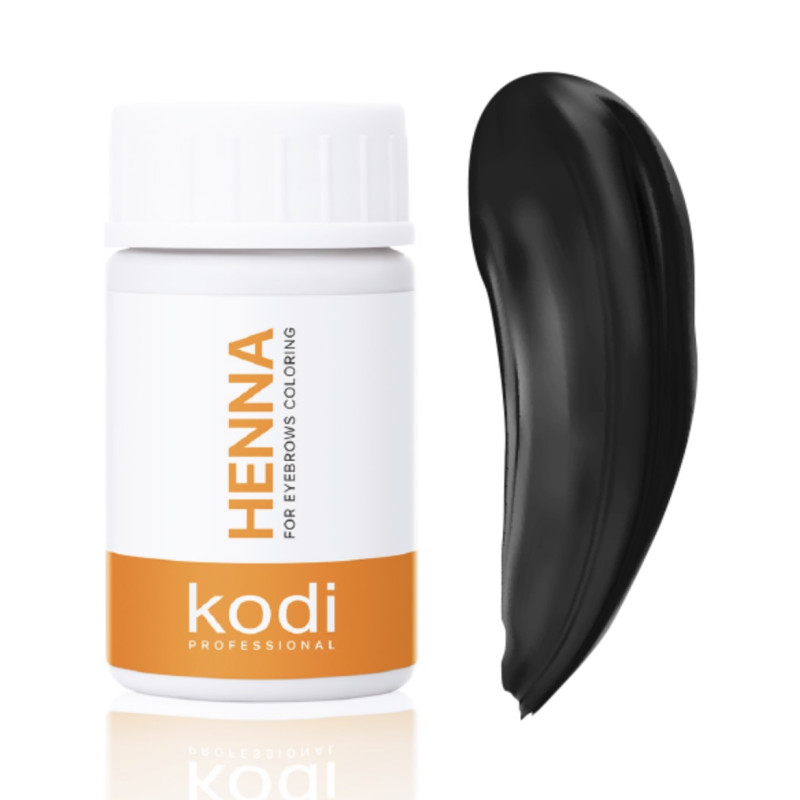 Henna do koloryzacji brwi Kodi / Black (Black), 5g