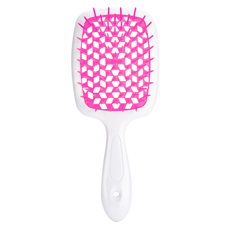 Расческа для волос Hair Brush - белая ручка с малиновой серединой | в коробке |