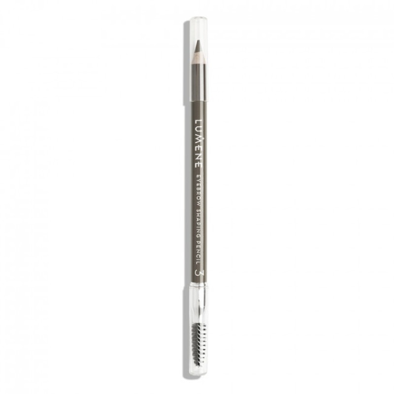 Олівець для брів LUMENE Eyebrow Shaping Pencil / №3 Коричневий