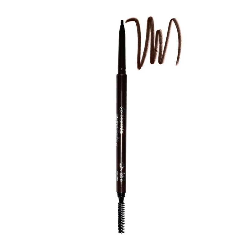 Карандаш для бровей механический со щеточкой Bogenia BG504 / 005 Chocolate (тонкий)