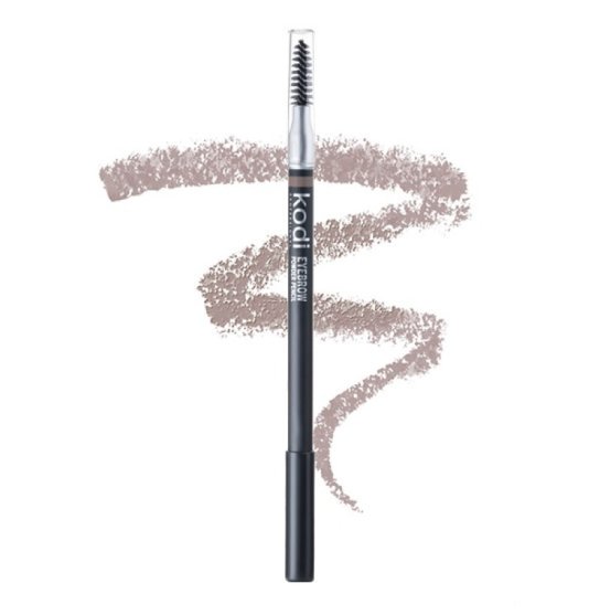 Олівець для брів пудровий із щіточкою Kodi Professional Eyebrow Powder Pencil / 02 PB
