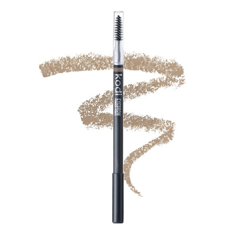 Карандаш для бровей пудровый со щеточкой Kodi Professional Eyebrow Powder Pencil / 06 PB