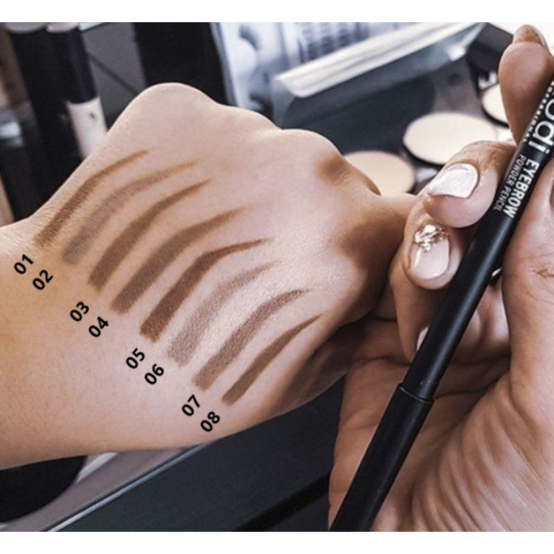 Eyebrow powder pencil with brush Kodi Professional Eyebrow Powder Pencil / 09 PB