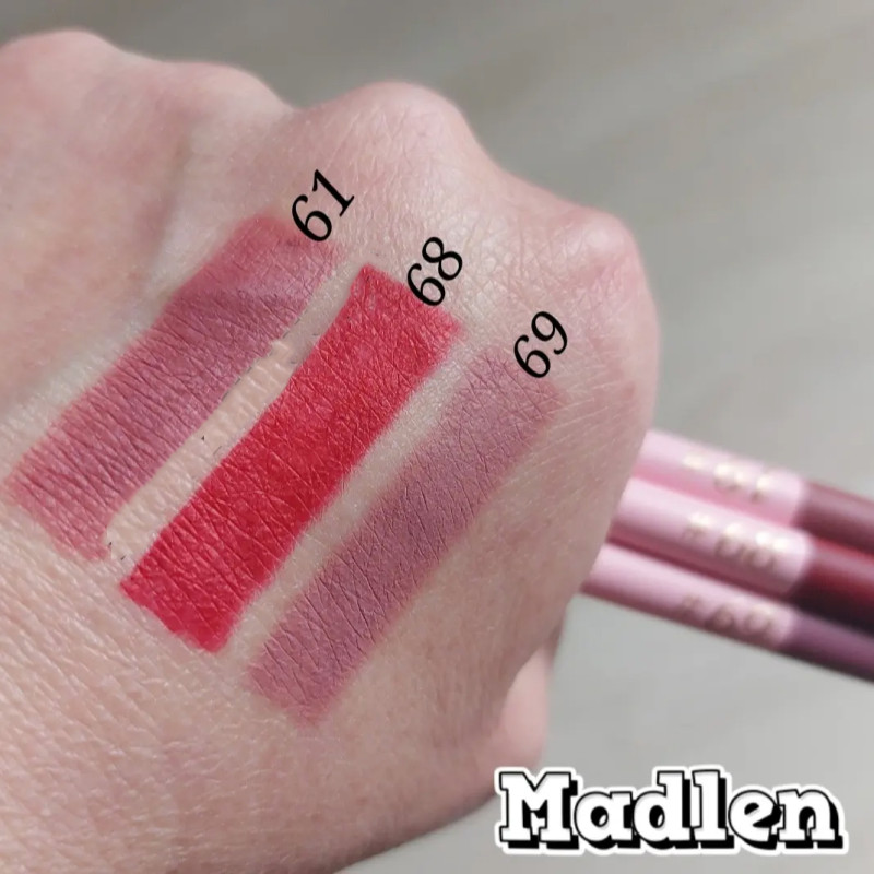 Карандаш для губ Madlen / №69 (пепельно-лилово-розовый)