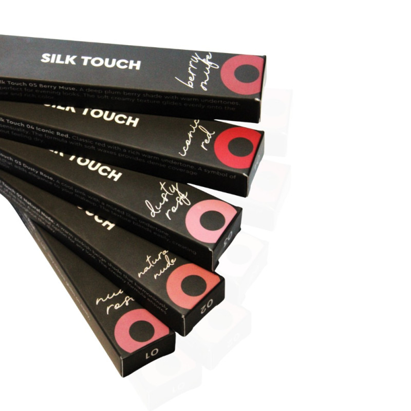 Олівець для губ Okis Brow - Silk Touch - 04 Iconic Red