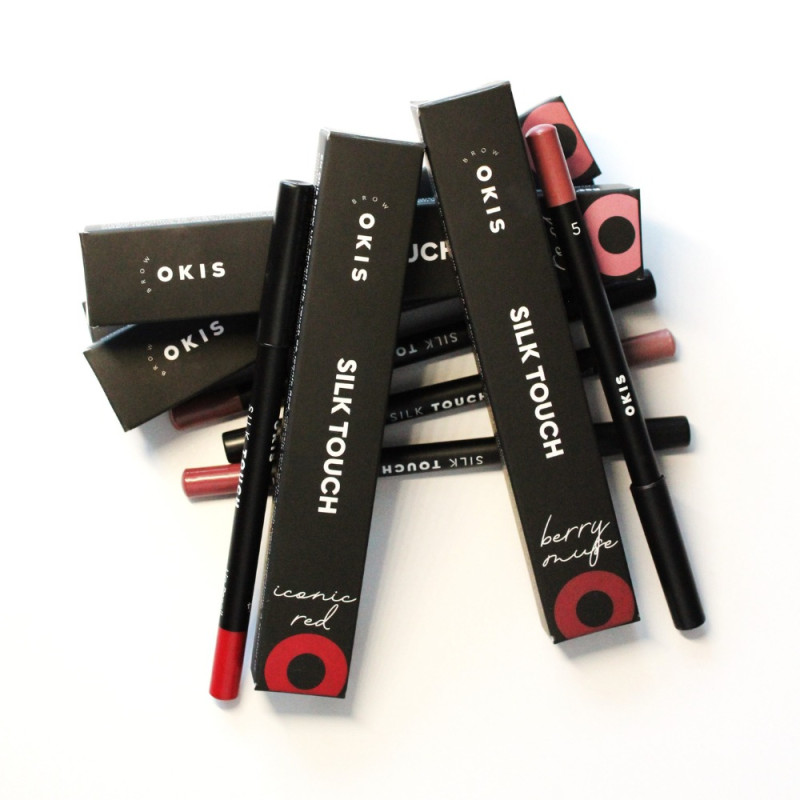 Олівець для губ Okis Brow - Silk Touch - 04 Iconic Red