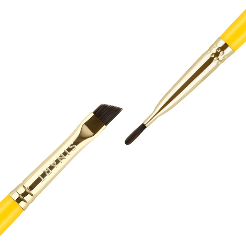 Пензель для брів Sinart PROBRUSH / B103 скошений / жовтий