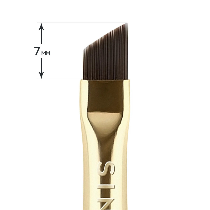 Пензель для брів Sinart PROBRUSH / B103 скошений / жовтий