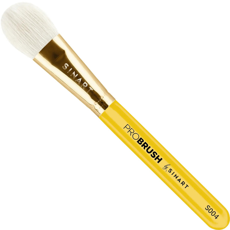 Pędzel do twarzy Sinart PROBRUSH / S004 / żółty