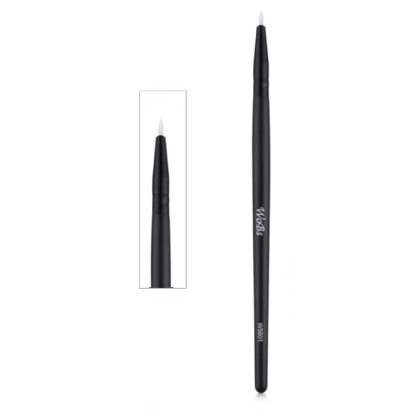 Silikonowy pędzel do nakładania eyelinera i cienkich kresek WoBs / W5601