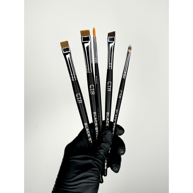 Eyebrow and makeup brush CTR GROUP & KUCHMA NATALI / Black Style / LB-02