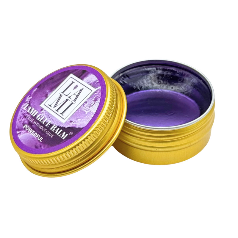 Klej do laminowania rzęs mocny "bez kleju" Lami Lashes - Mocny - Winogronowy (fioletowy) 5 ml (mini)