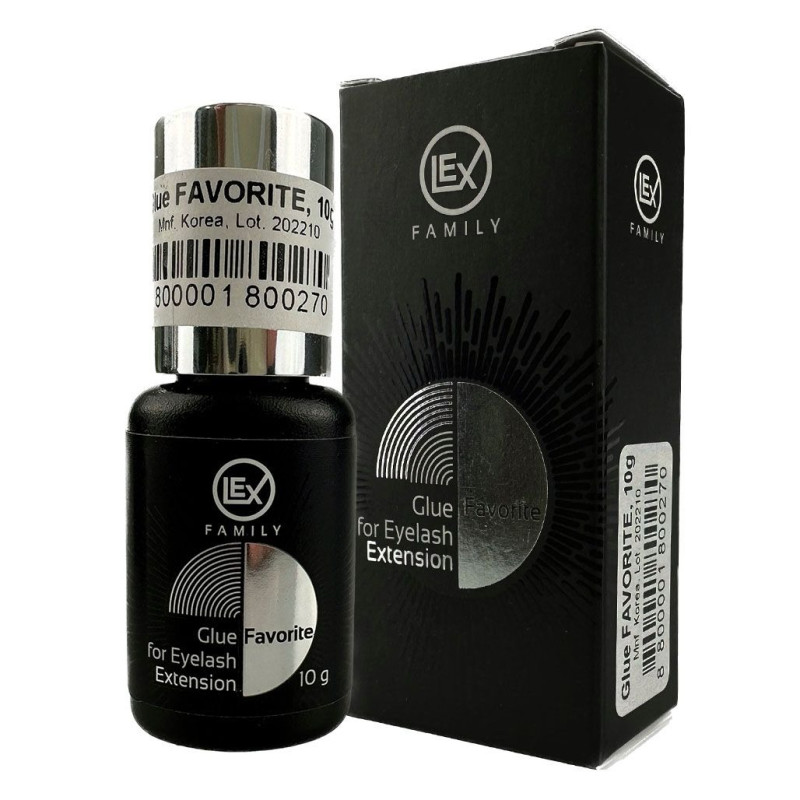 Glue for eyelash extensions black Lex / Glue FAVORITE, 10 g
