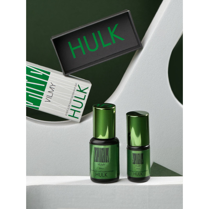 Przezroczysty klej do przedłużania rzęs VILMY - HULK, 6 ml
