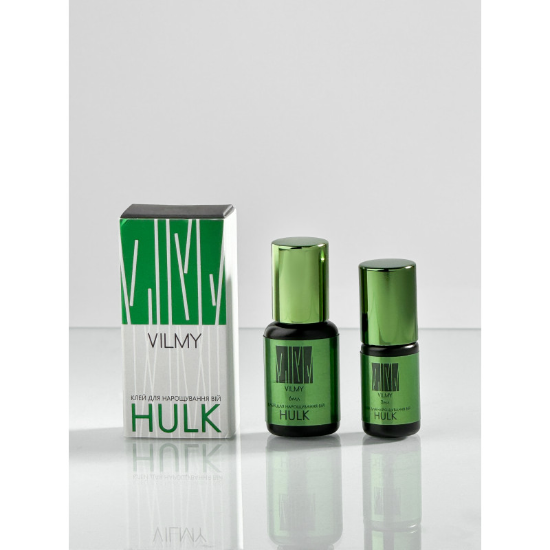 Клей для наращивания ресниц прозрачный VILMY - HULK, 6 мл