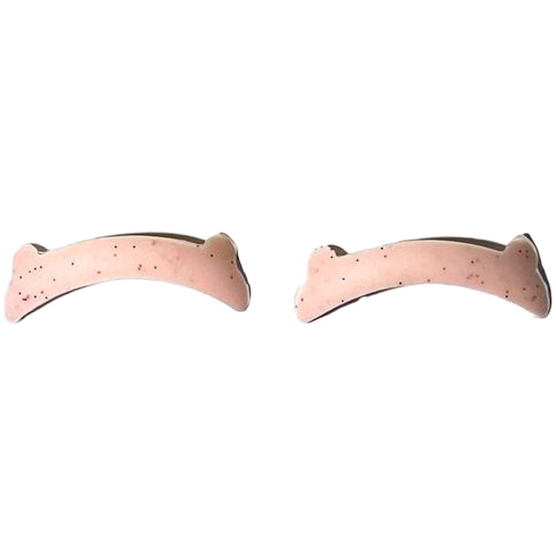 Kompensatory do laminowania rzęs LASH TREND z uszkami - różowe z brokatem, 1 para