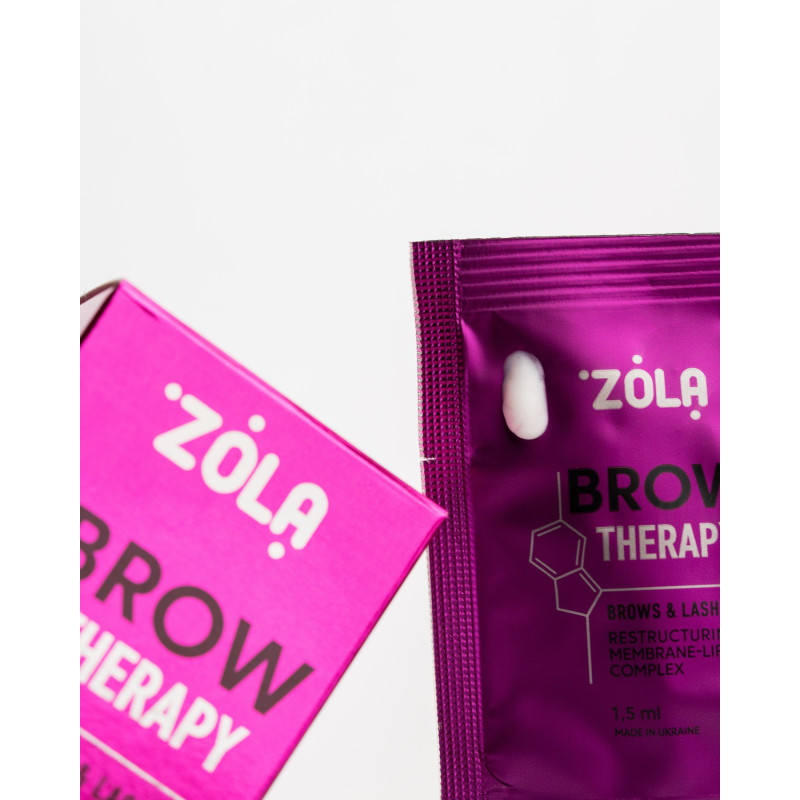 Membrane-lipid complex for eyebrows and eyelashes ZOLA / Brow Therapy / sachet, 1.5 ml