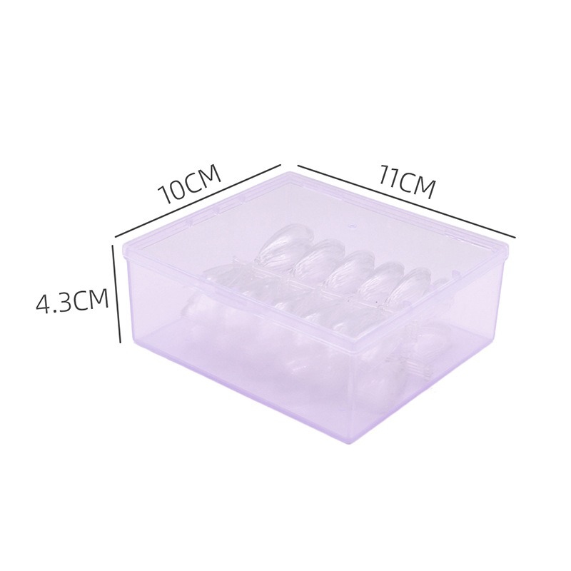 Rectangular plastic container ONE compartment / black