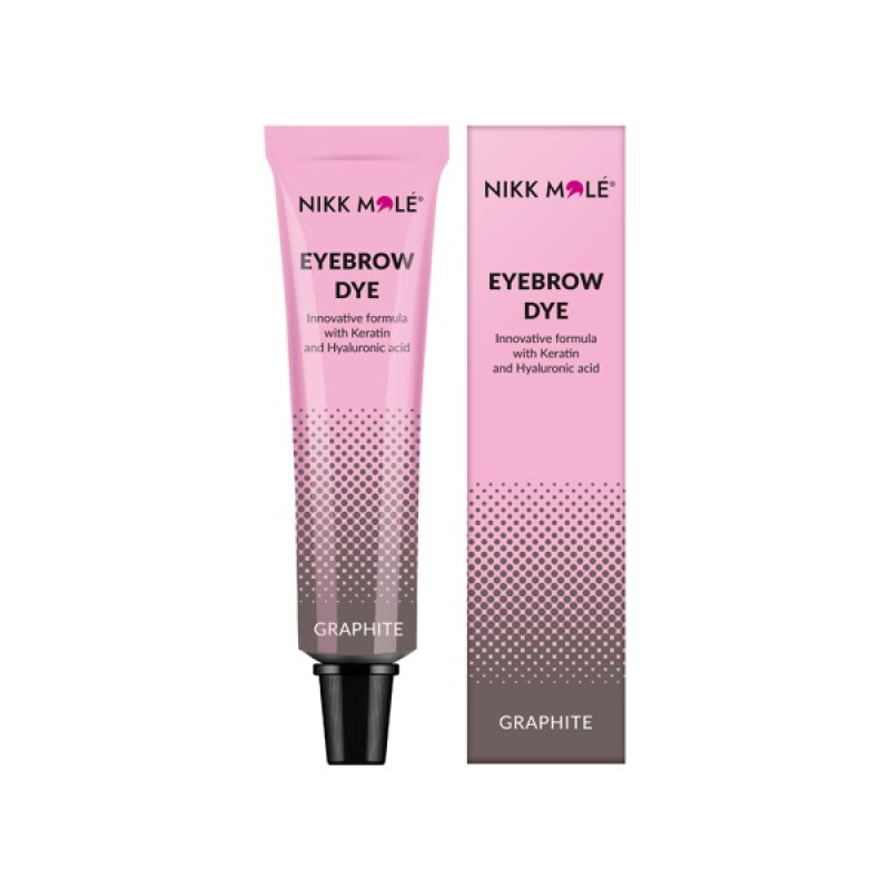 Farba do brwi i rzęs Nikk Mole, 15 ml / Grafit / TUBE