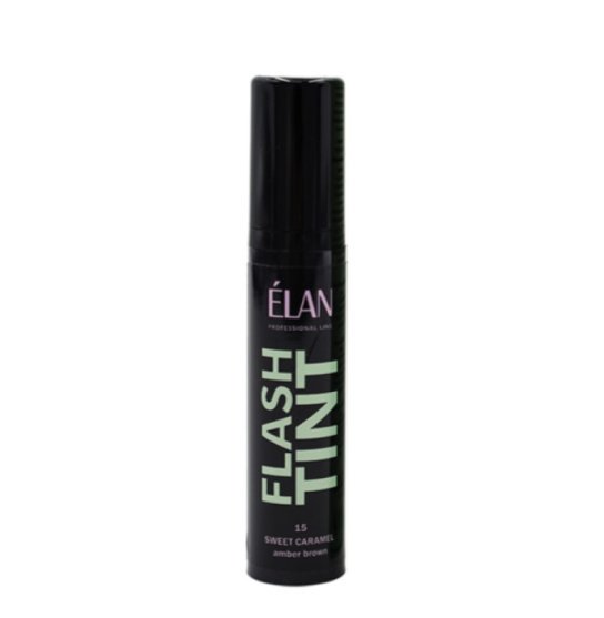 Farba do brwi ELAN - FLASH TINT - 15 Sweet Caramel (amber brown), 10 ml