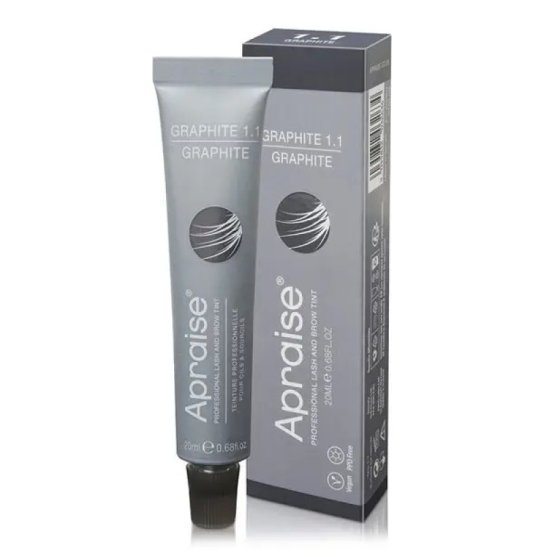 Eyebrow and eyelash dye Apraise Vegan & PPD Free / GRAPHITE 1.1 / GRAPHITE / tube, 20 ml