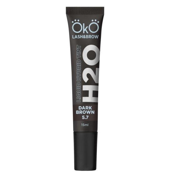 Краска для бровей и ресниц OKO / Liquid Hybrid Tint H20 / Dark Brown 5.7, туба 15 мл