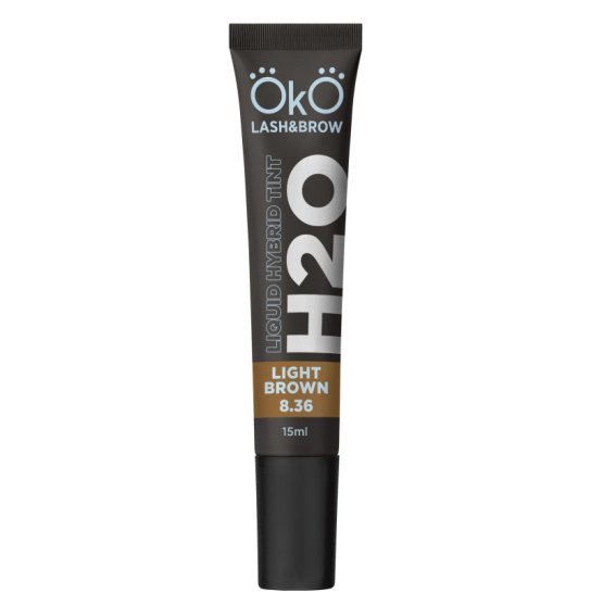 Farba do brwi i rzęs OKO / Liquid Hybrid Tint H20 / Light Brown 8,36, tuba 15 ml
