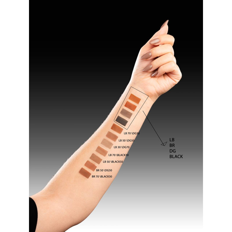 Eyebrow and eyelash paint ZOLA / TATTOO TINT / Brown, 15 ml