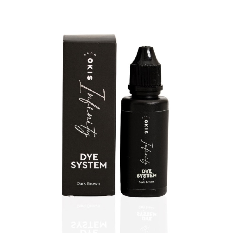 Фарба для брів Okis Brow - INFINITY - Dye System - Dark Brown, 15 мл