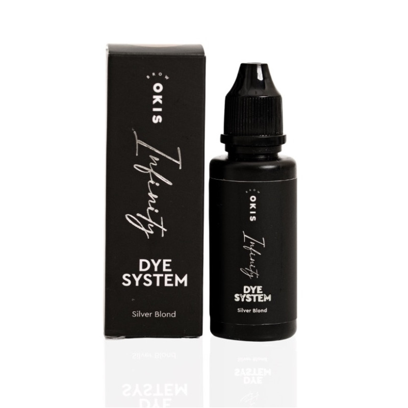 Okis Brow - INFINITY - Dye System - Silver Blond Eyebrow Dye, 15 ml