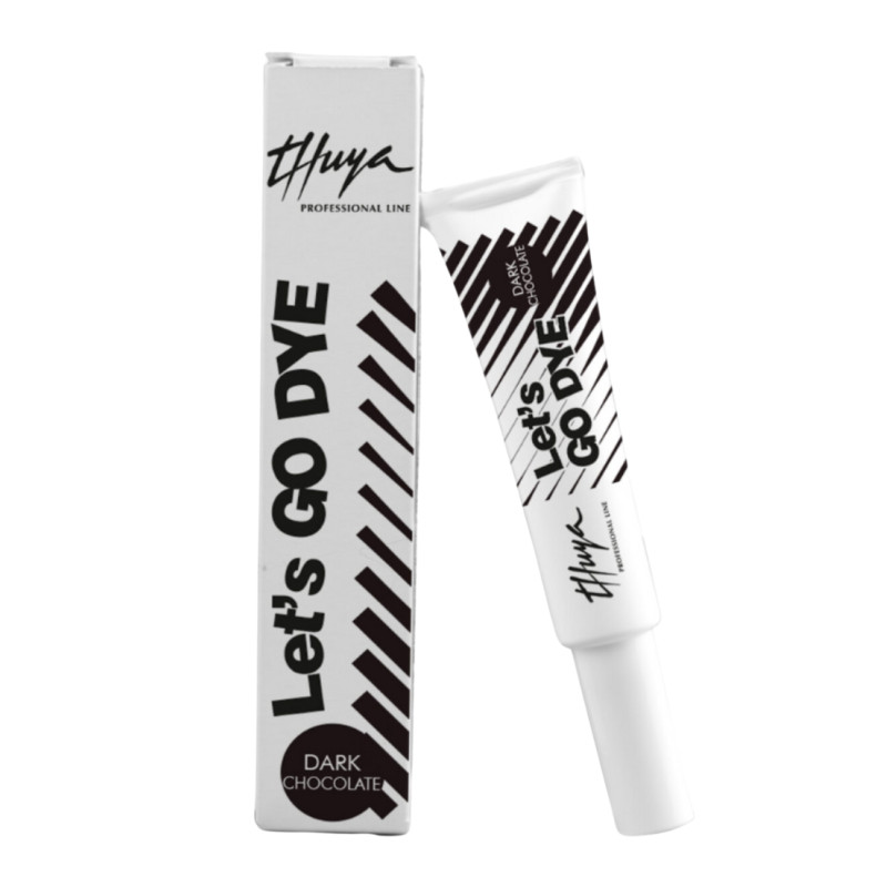 Краска для бровей прямого действия Thuya - Let`s Go Dye - DARK CHOCOLATE, 14 мл