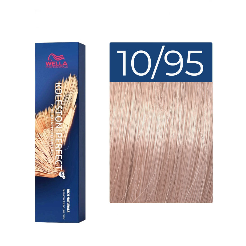 Краска для волос Wella Professionals - Koleston Perfect ME+ Rich Naturals - 10/95, 60 мл