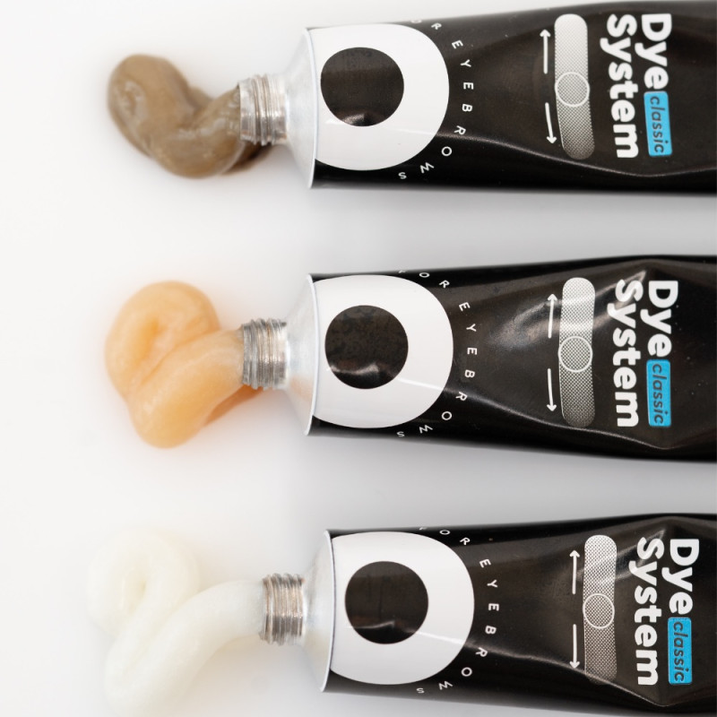 Крем-краска для бровей Okis Brow - Classic Dye System - HOT BRUNETTE - туба, 15 мл