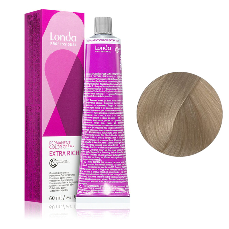 Крем-краска для волос Londa Professional - LondaColor Permanent - 10/1, 60 мл