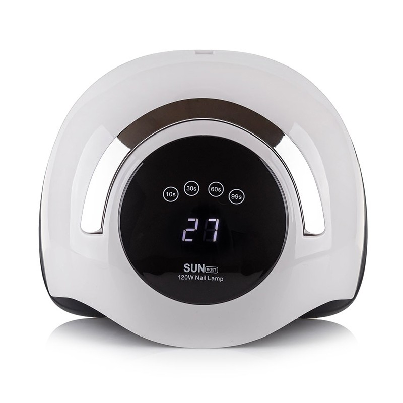 Лампа для маникюра SUN BQ-5T 120 Вт. UV/LED / белая с ручкой