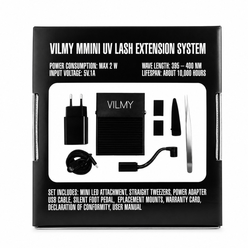 Лампа професійна для UV нарощування вій VILMY - MINI UV lash lamp